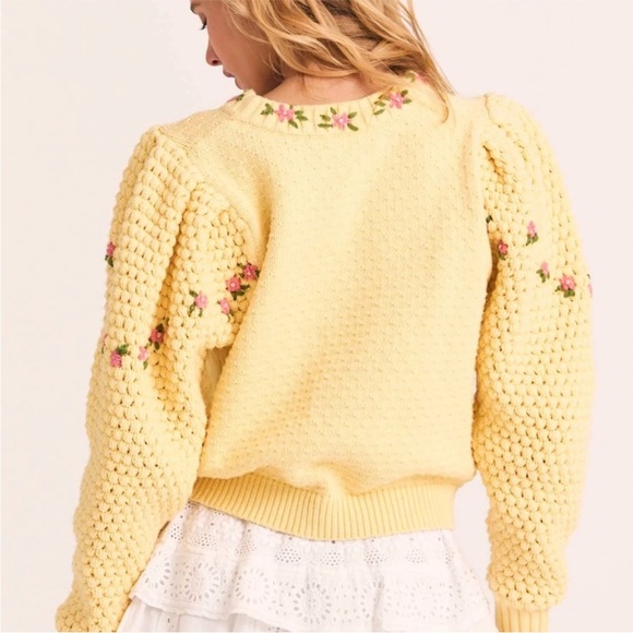 LOVESHACKFANCY Embroidered Sweater - Picture 6 of 16